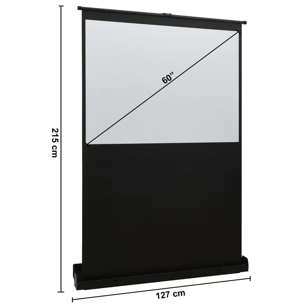 Floor Rising Projection Screen 60" 4:3